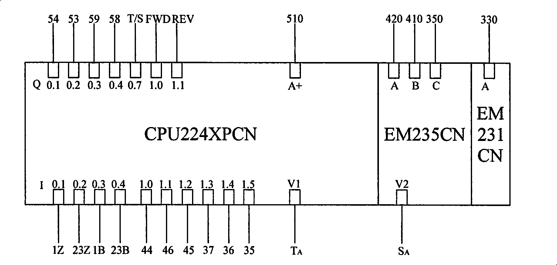 Automatic gear shifting control system of motor in electric automobile