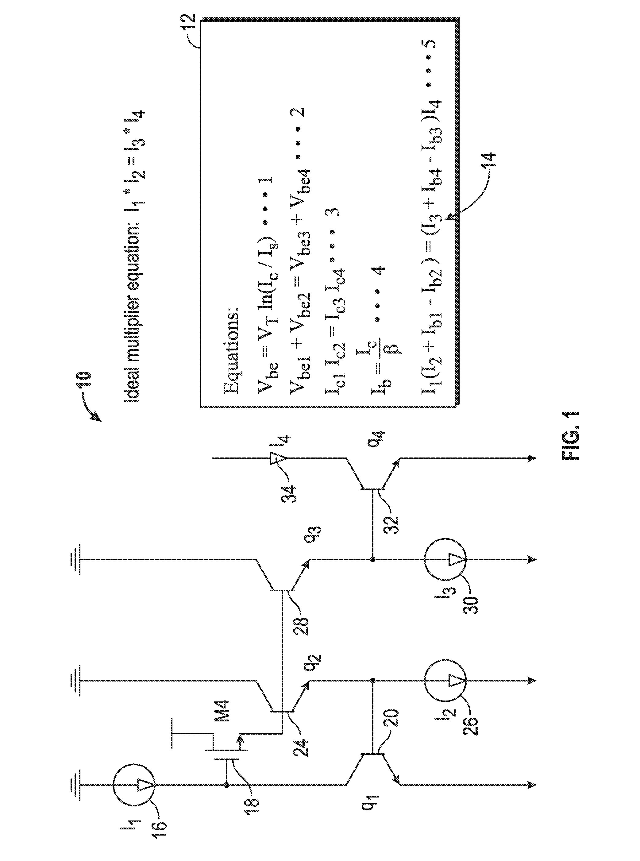 High accuracy bipolar current multiplier with base current compensation