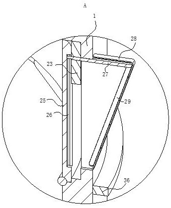 Waste incineration power generation boiler flue gas pollutant monitoring device the