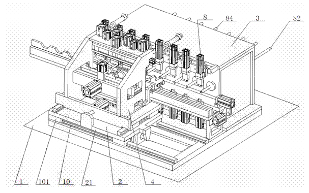 Full-automatic multi-station double-wire diameter winding machine and using method thereof