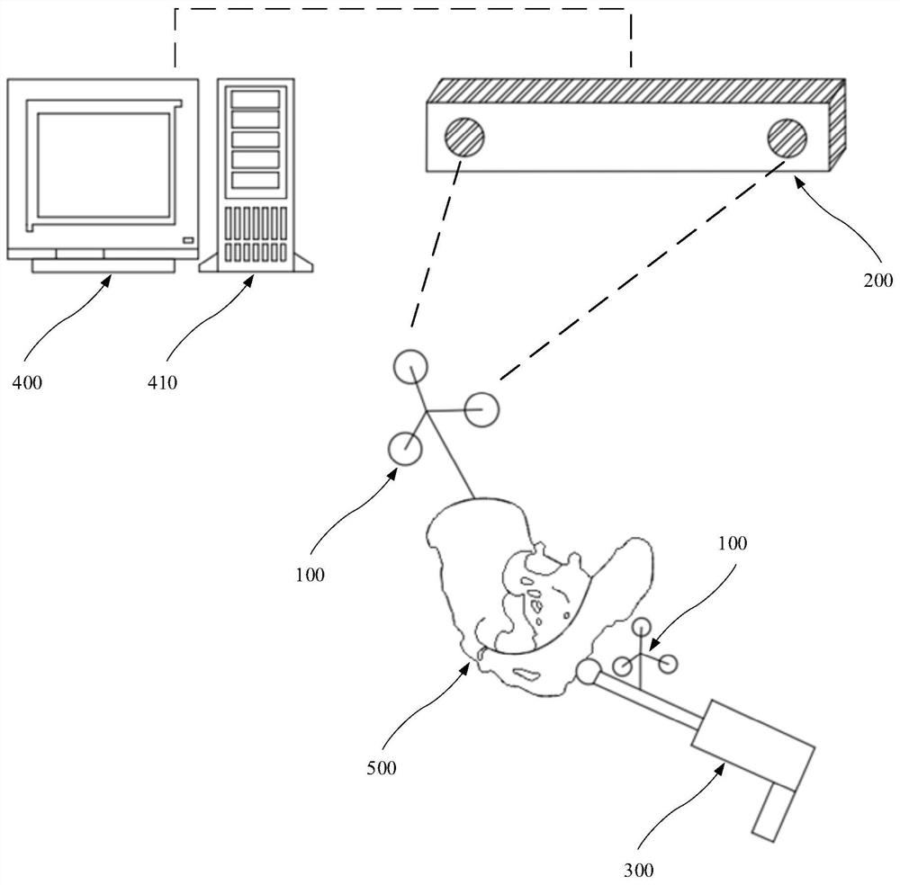 Joint replacement surgical navigation device and method