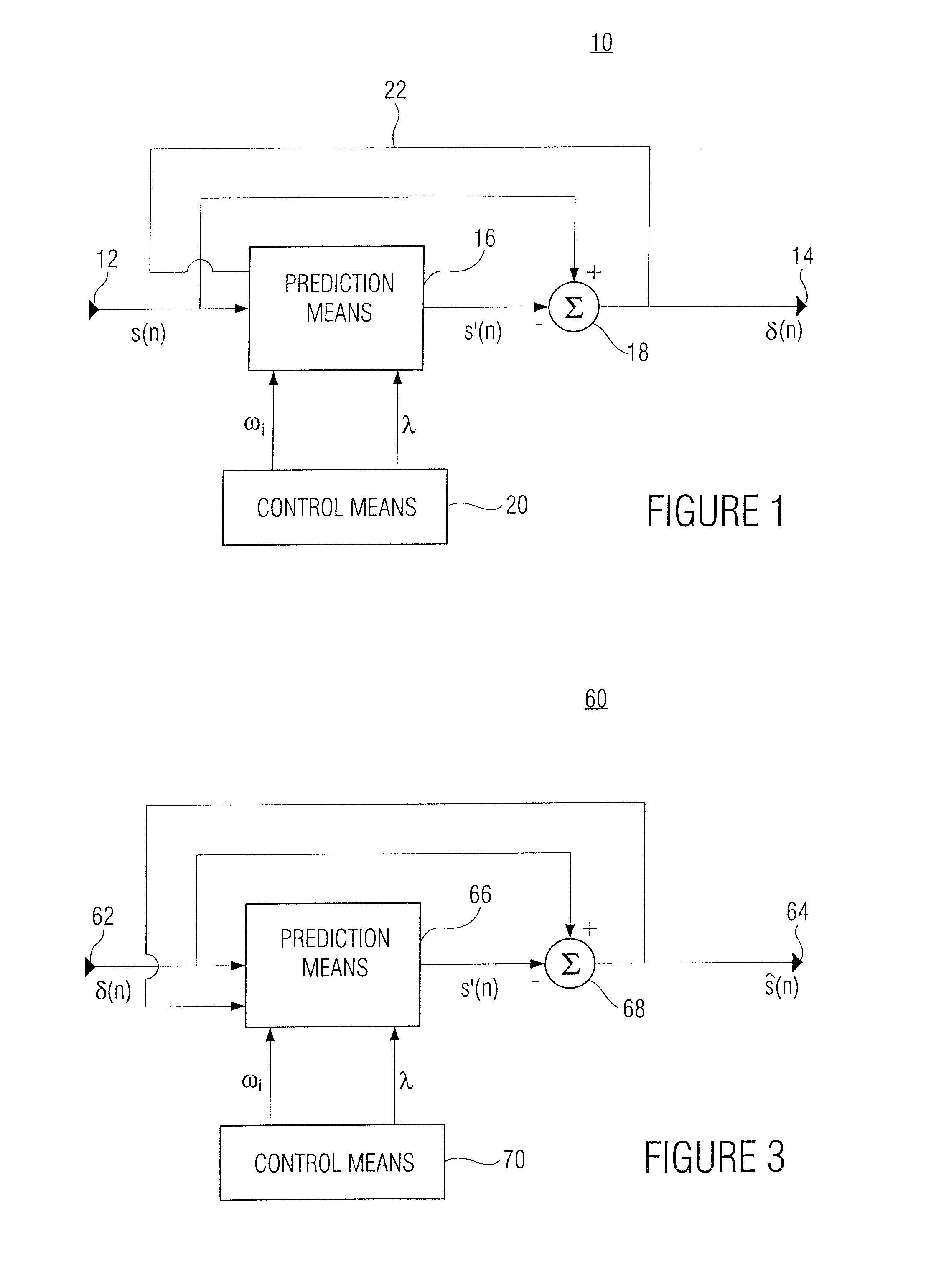 Predictive coding scheme with adaptive speed parameters