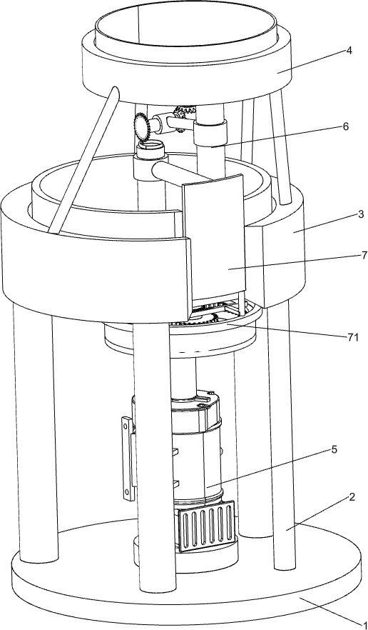 A kind of deashing device for traditional Chinese medicine processing