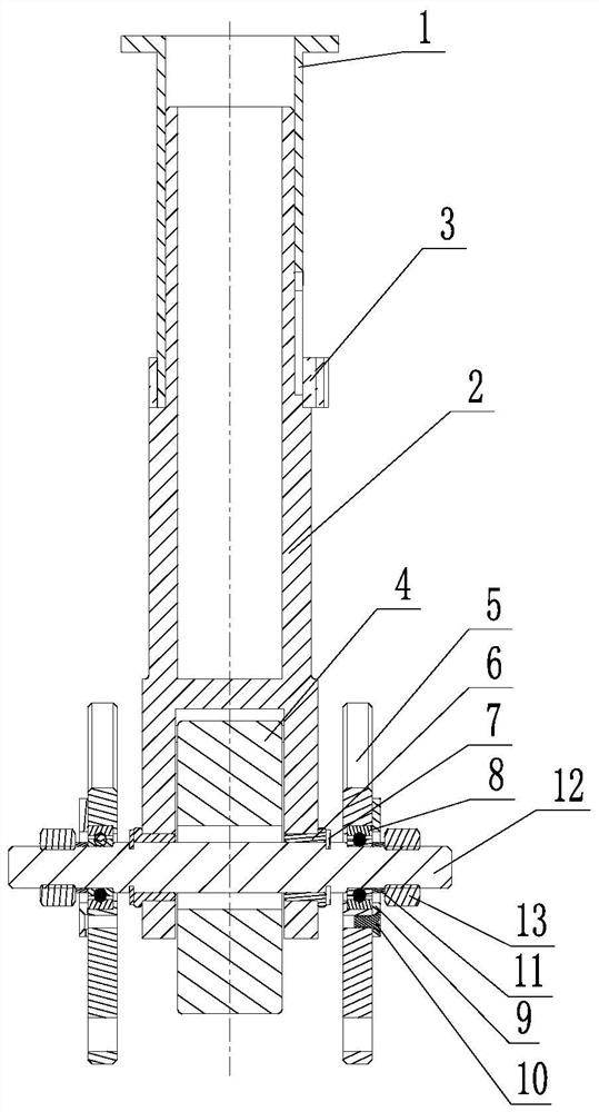 An automatic guide device for submarine torpedo launch pipeline