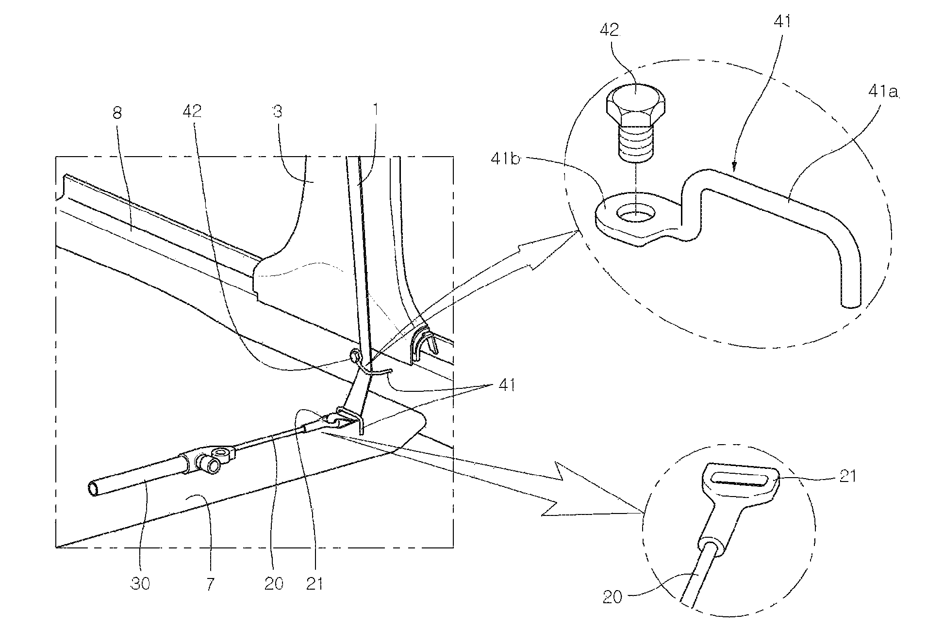 Apparatus for mounting seat belt to vehicle body