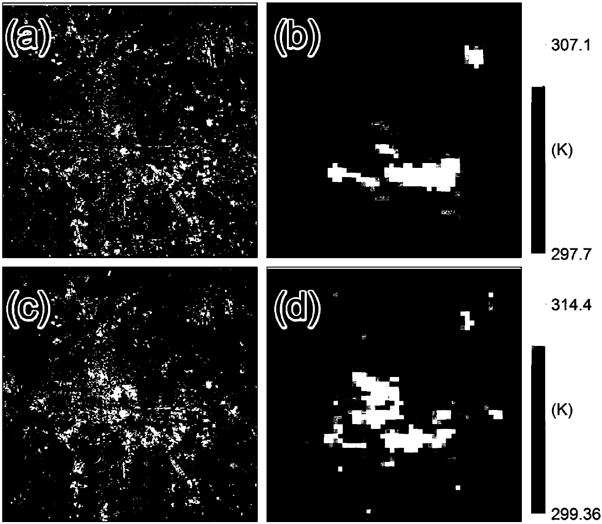 Remote-sensing surface temperature downscaling algorithm