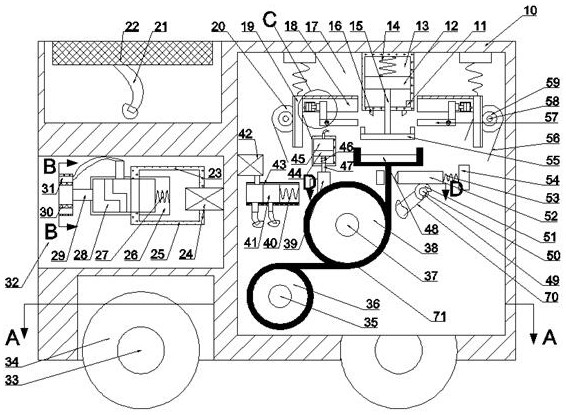 Intelligent mobile vehicle for helping old and weak in front of supermarket