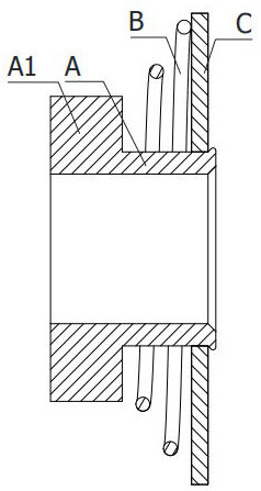 Automobile shock absorber circulation part machining equipment