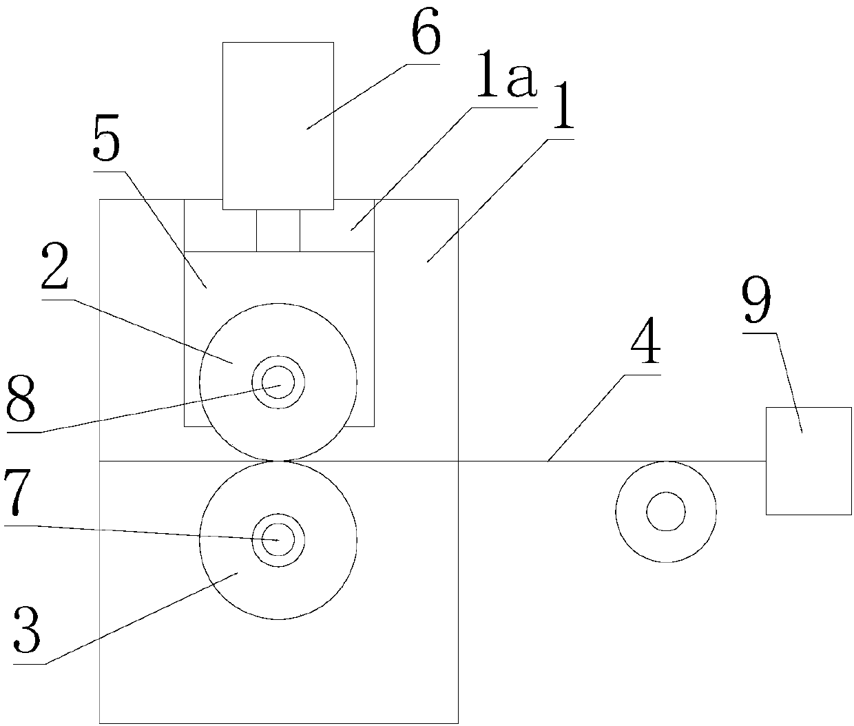 A cable pressing device