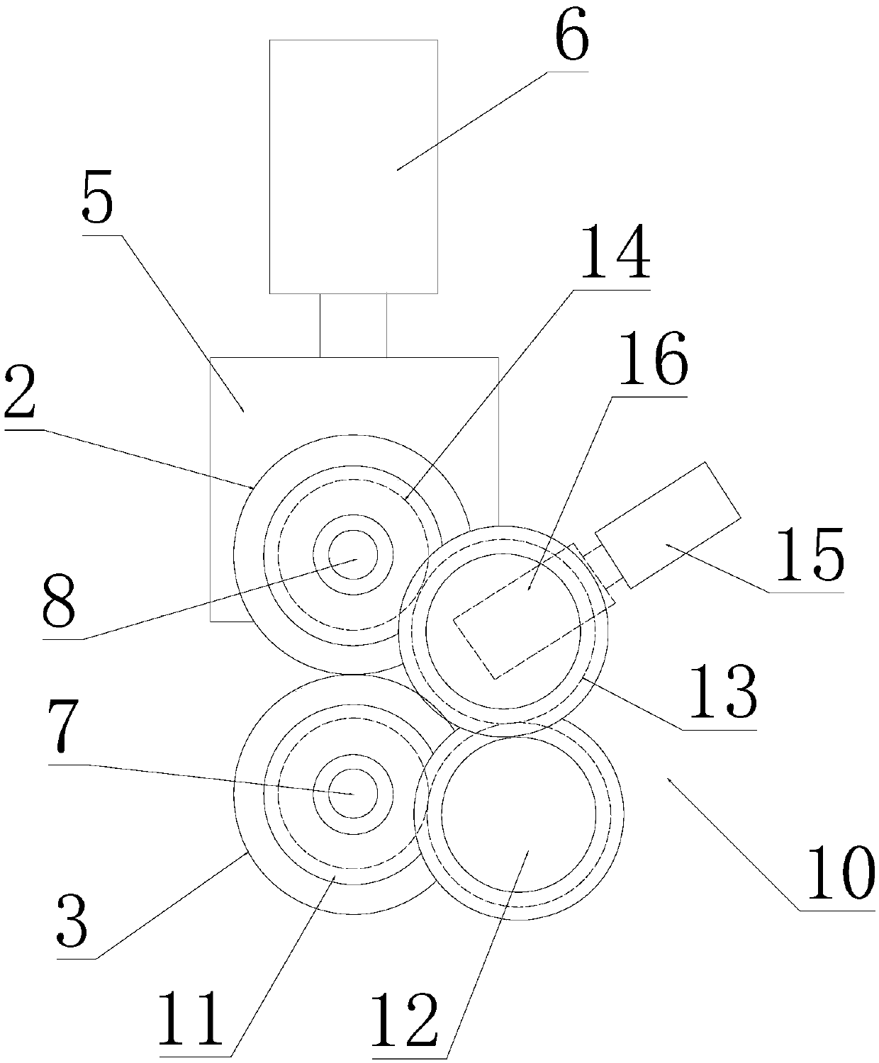 A cable pressing device