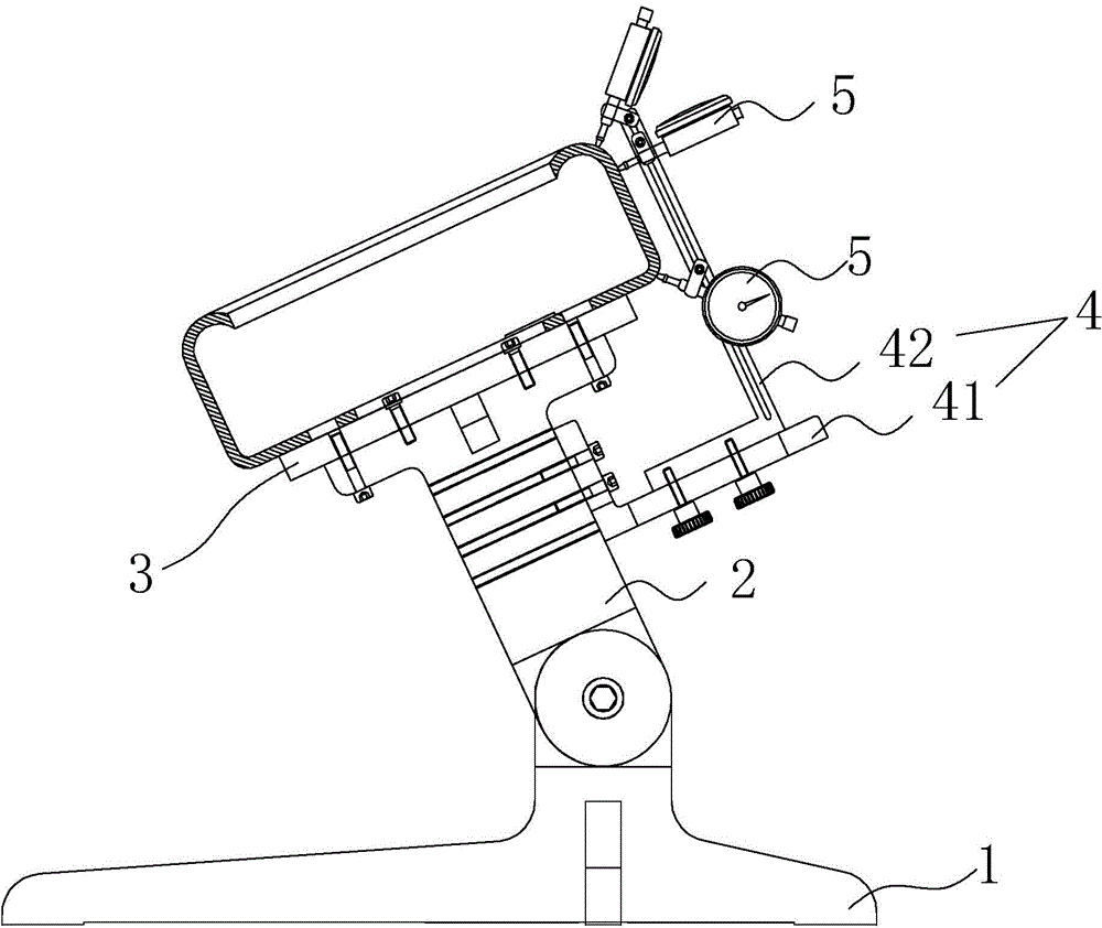 Gauge for measuring bounce flexibility