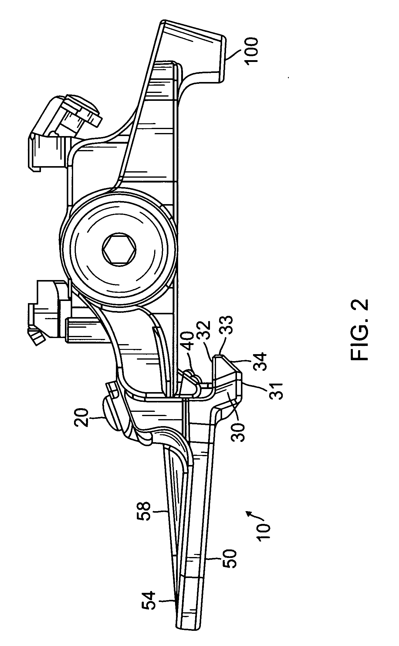 Spring-loaded retention and release mechanism for use on clipless bicycle pedals