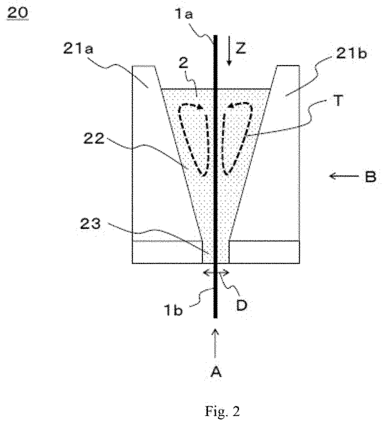 Production method for prepreg, prepreg tape, and fiber reinforced composite material, and coating device