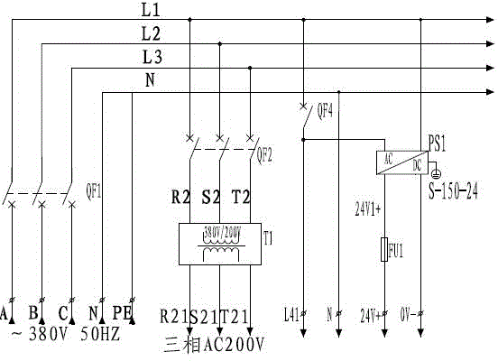 Rectangular coordinate system bin packing robot electric control system