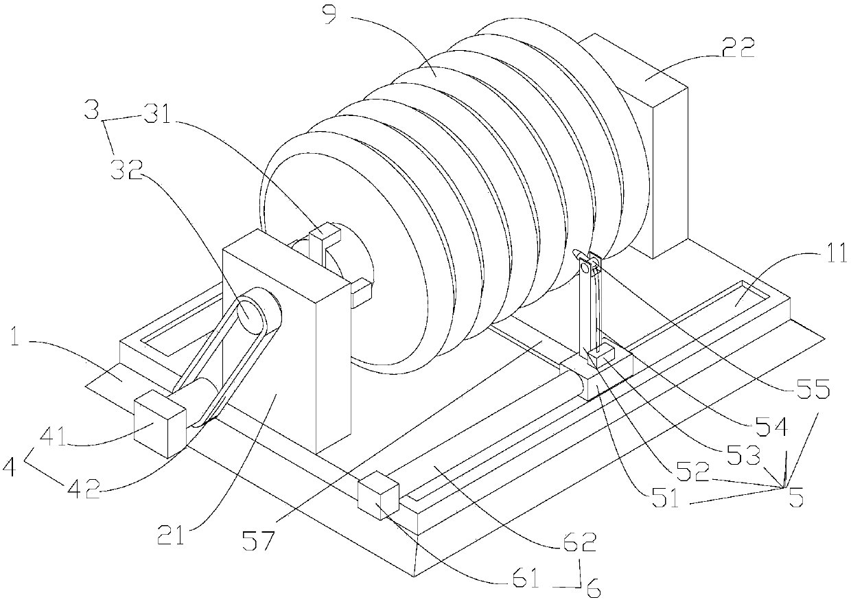 RTV coating spraying device for stand column insulator