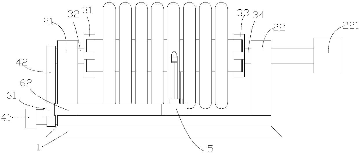 RTV coating spraying device for stand column insulator