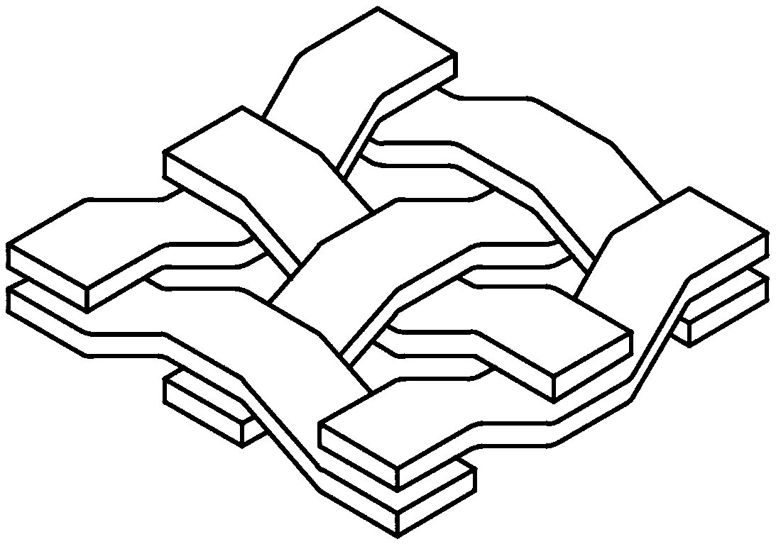 Multi-layer amorphous alloy structure and weaving method thereof for protection equipment