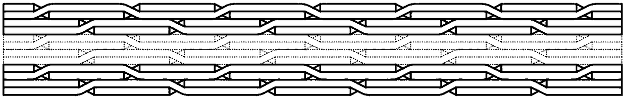 Multi-layer amorphous alloy structure and weaving method thereof for protection equipment