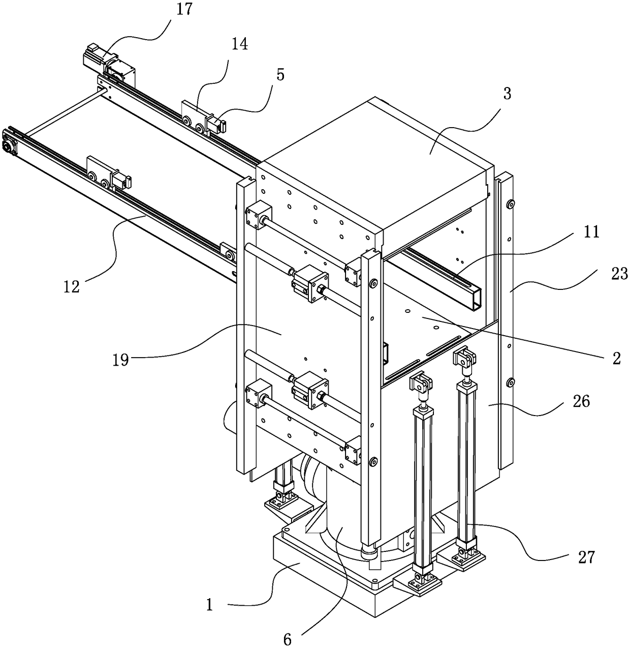 Fully-automatic vacuum bicolor one-time foaming forming machine