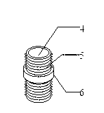 Electroosmosis electrode and electroosmosis draining system thereof