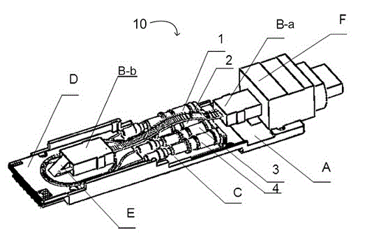 Multi-channel, parallel transmission optical module,and methods for manufacturing and application thereof