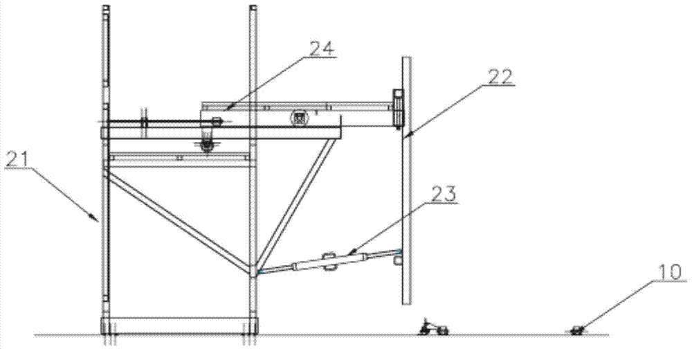 Movable reinforcement cage binding jig