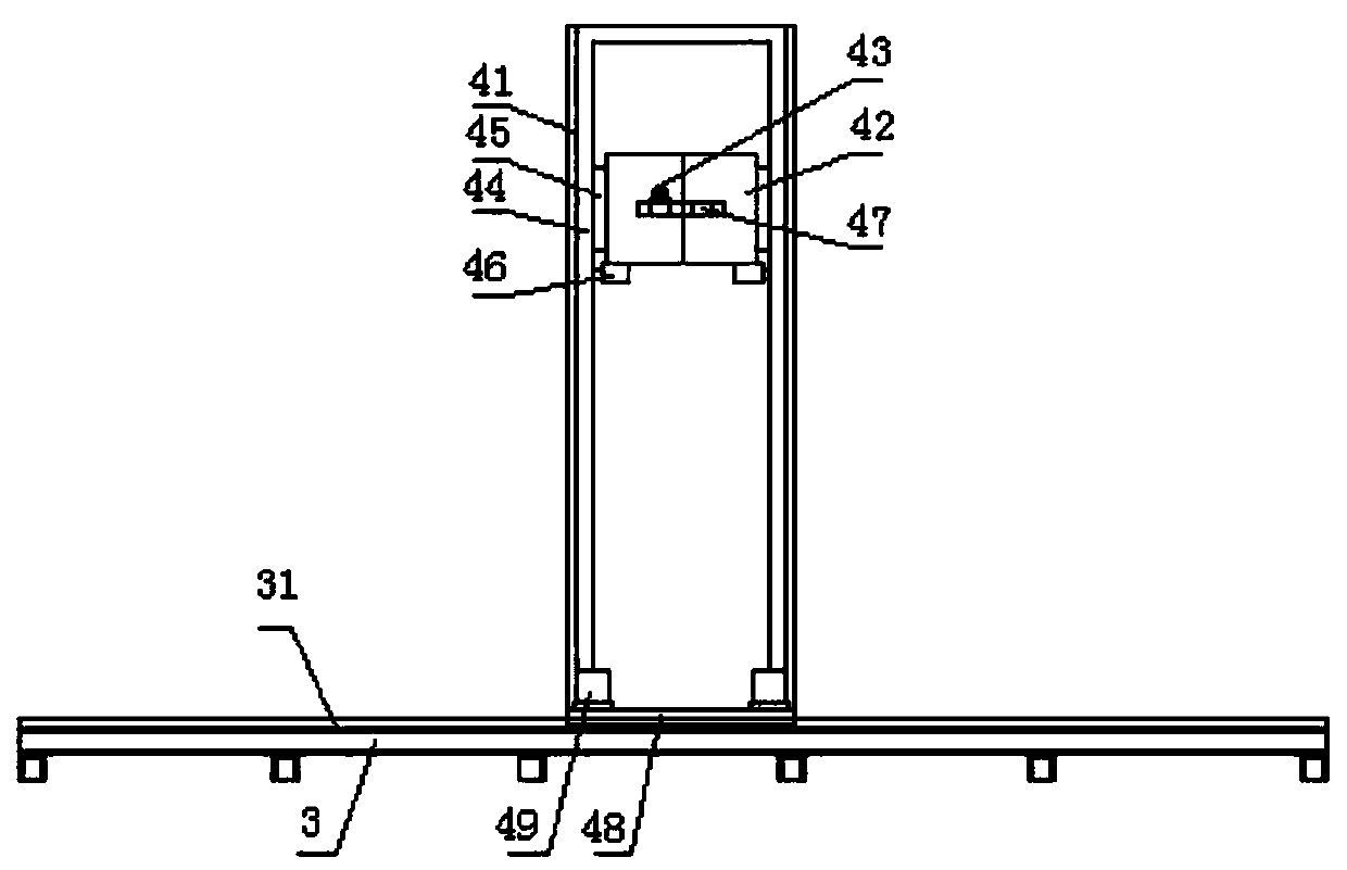 Novel stereoscopic warehouse intelligent capacity-grading and formation device