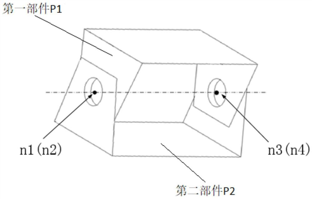 CAE automatic modeling method and system for kinematic pair, terminal and storage medium