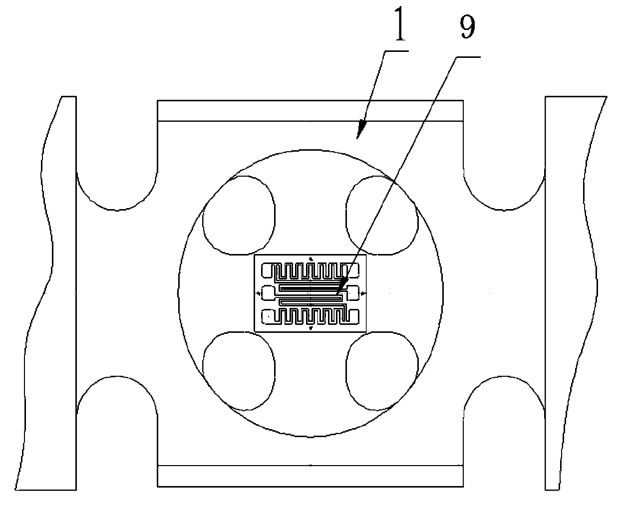 Aircraft pedal force sensor