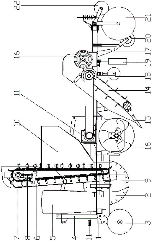 Potato planting machine