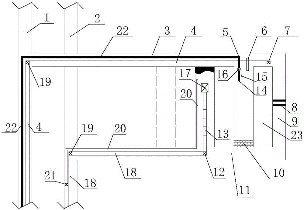 Short-wall waste rock gluing continuous mining and continuous filling mining method