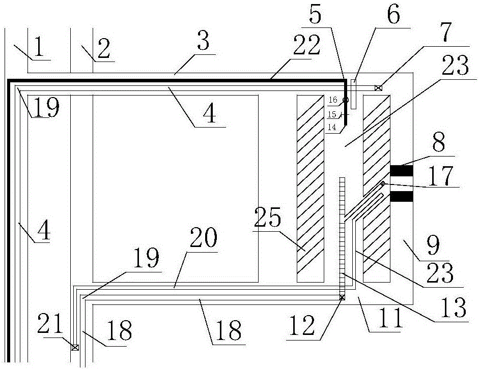 Short-wall waste rock gluing continuous mining and continuous filling mining method