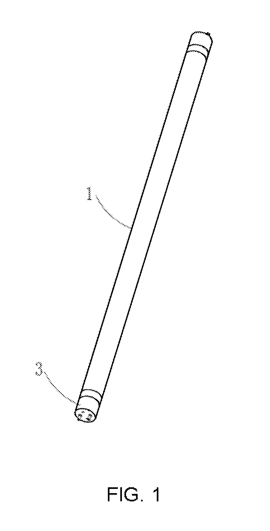 LED tube light with bendable circuit board