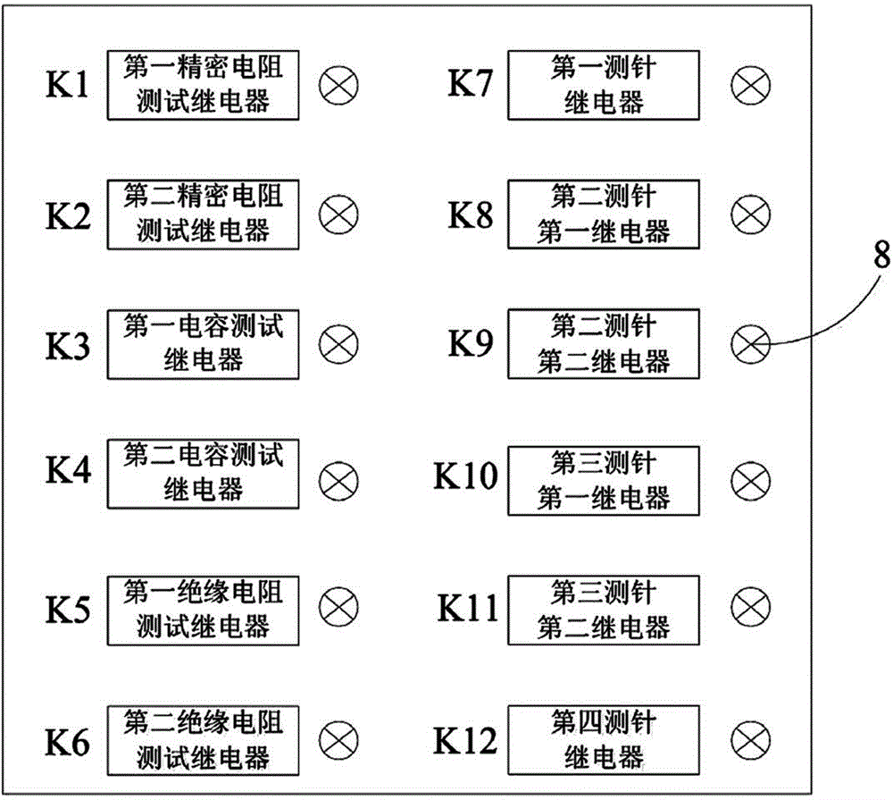 Probe switching control system for flying probe test and method thereof