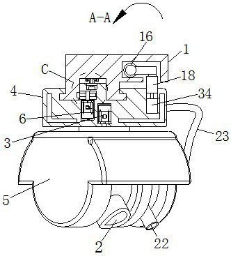 An industrial park intelligent security monitoring device and its control method