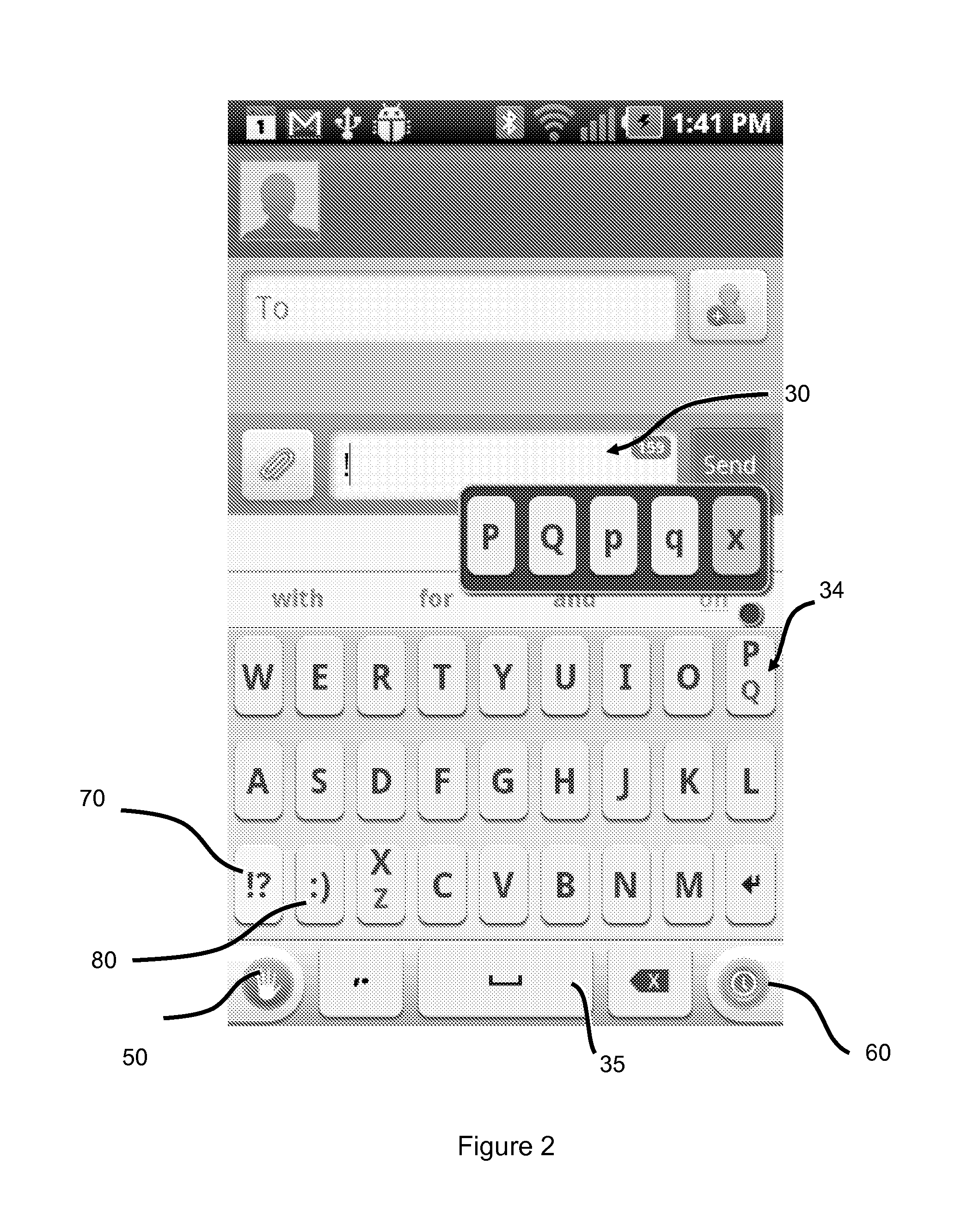 Graphical user interface for entering multi-character expressions