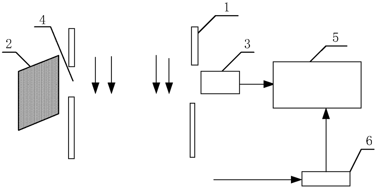 Method for measuring wind tunnel density field based on video and sub-pixel technology