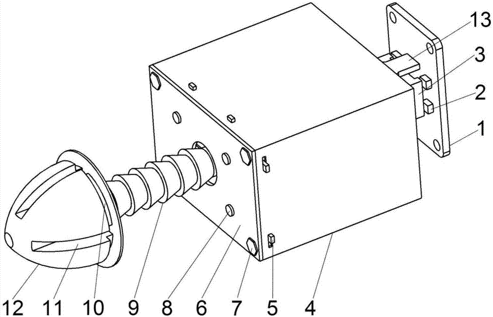 Deviation prevention energy absorption locking device