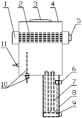 Phase change heat exchanger used for high-performance computer