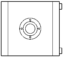 Phase change heat exchanger used for high-performance computer