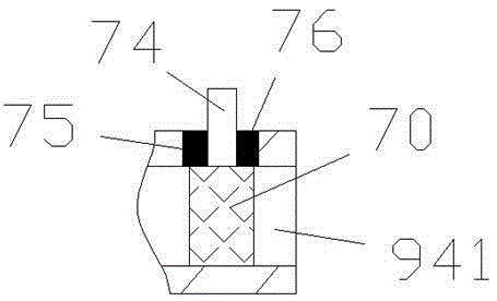 Airflow twisting device used for weaving and with filter screen being convenient to replace