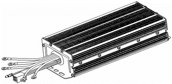 Air-cooled electric vehicle controller