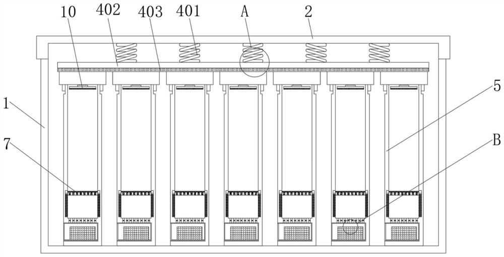 Biological reagent storage device for gene detection