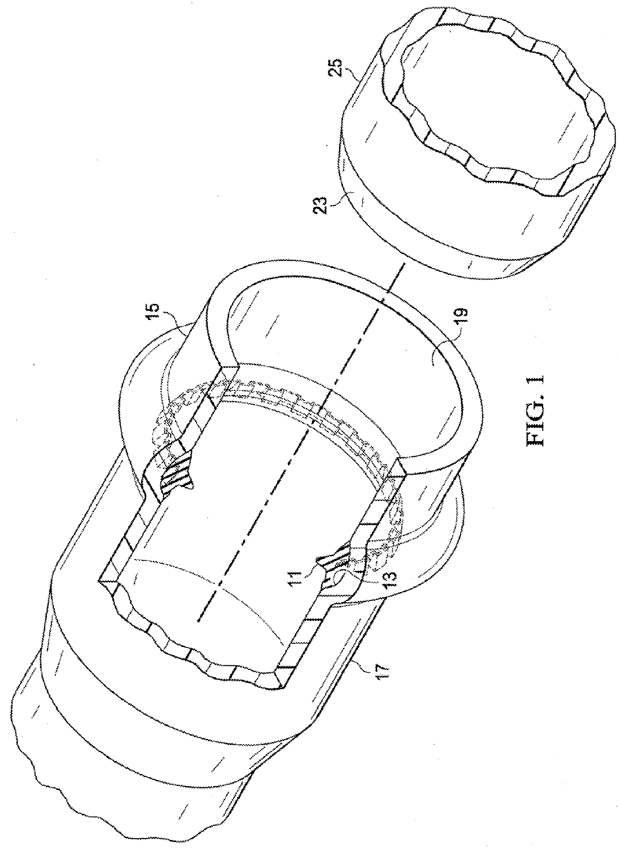 Sealing Gasket with Corrugated Insert for Sealing Restrained or Non-Restrained Plastic Pipelines