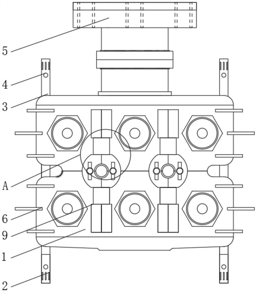 Automatic rotary cleaning spray head