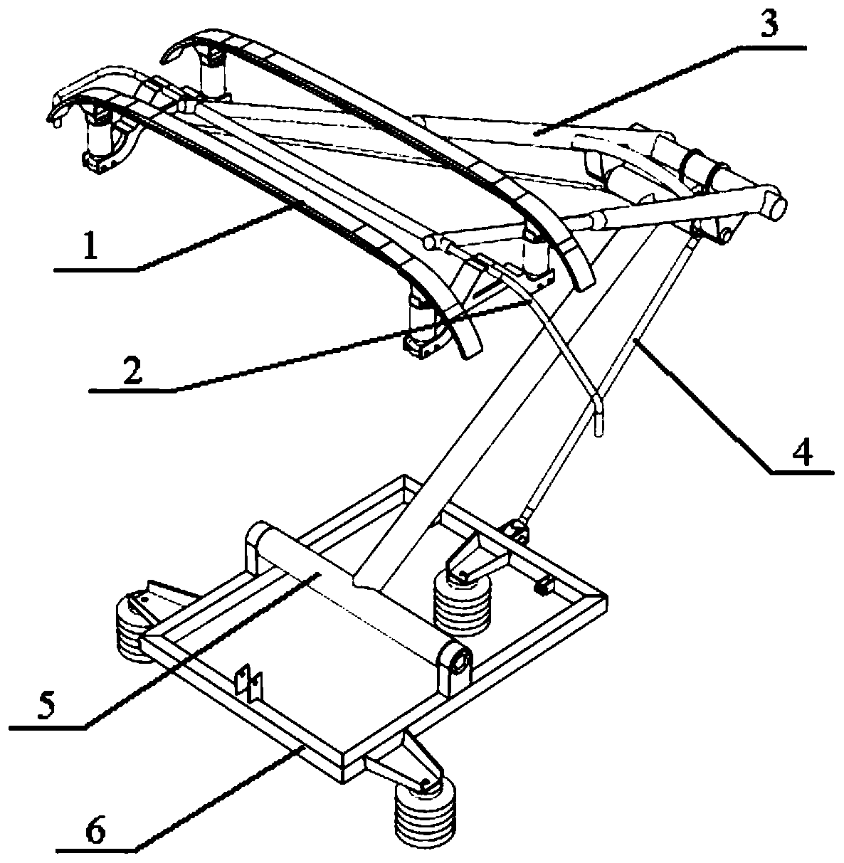 Pantograph unsteady characteristic analysis method based on sliding plate spacing