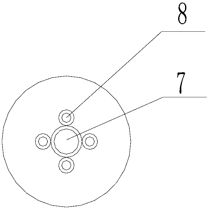 Preparation method and preparation device for enhanced hollow fiber composite film