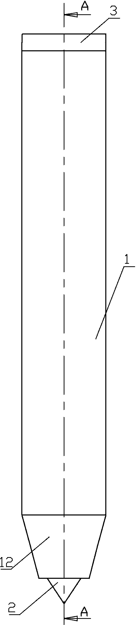 Vehicle window breaking safety rod fast and convenient to use