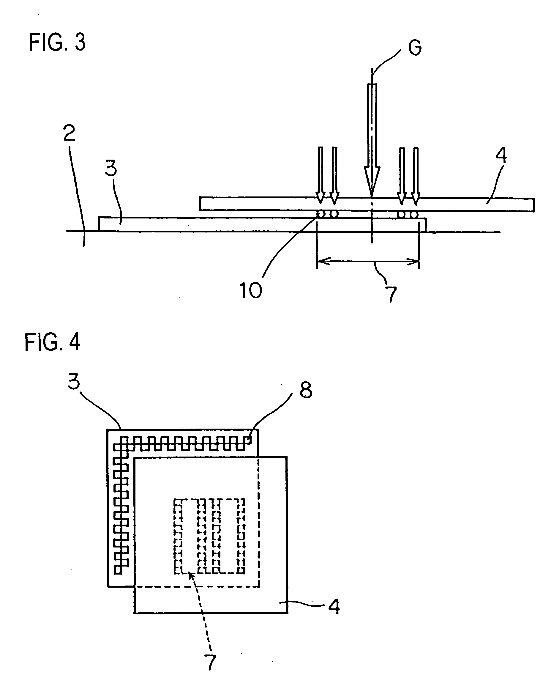 Offset-bonded, multi-chip semiconductor device