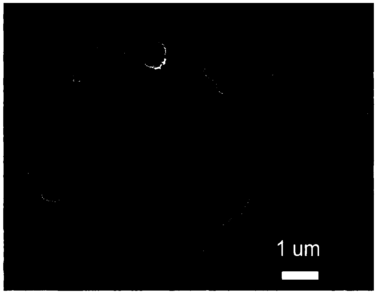 WO3@mSiO2 microballoon sphere with nuclear shell hollow structure as well as preparation method and application thereof